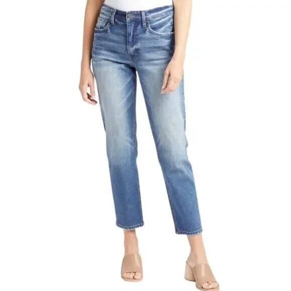 Kut from the Kloth High Rise Crop Straight Leg Jeans size 6 - Picture 1 of 9